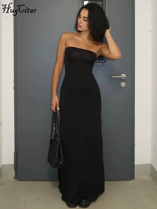 Elegant Black Maxi Dress
