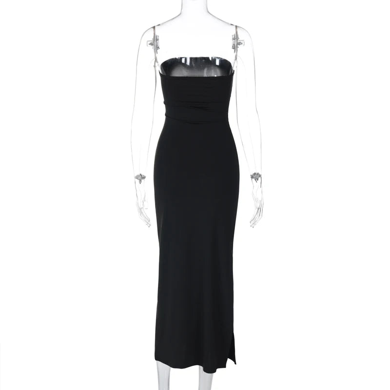 Elegant Black Maxi Dress
