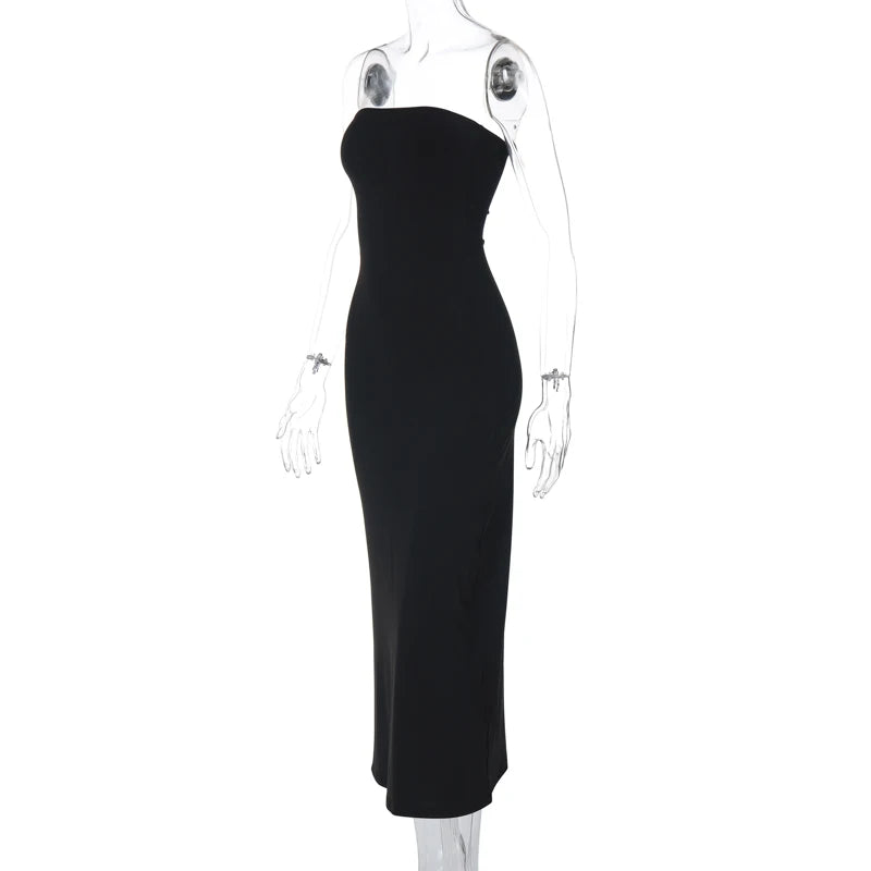 Elegant Black Maxi Dress