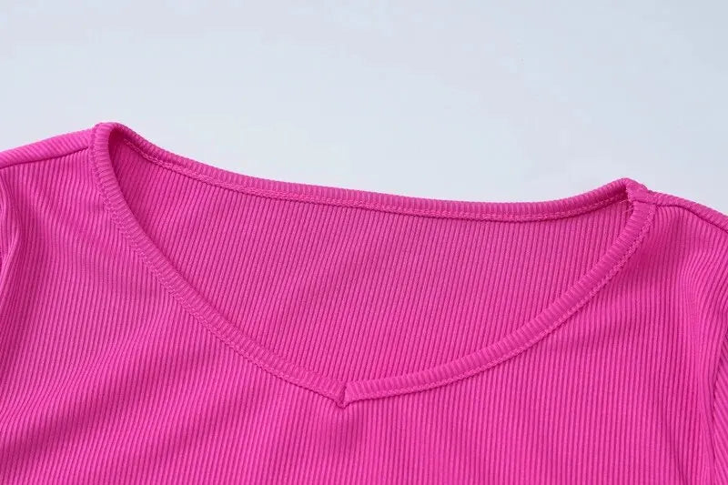 Knitted Bodycon Mini Dress for Women - Long Sleeve, Streetwear Style for Spring & Autumn