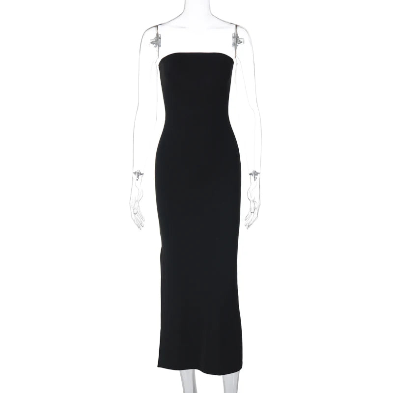 Elegant Black Maxi Dress