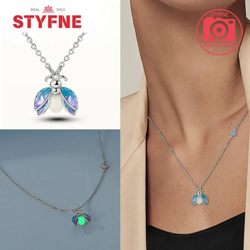 S925 Silver Pearl Pendant Necklace - Heart Shaped