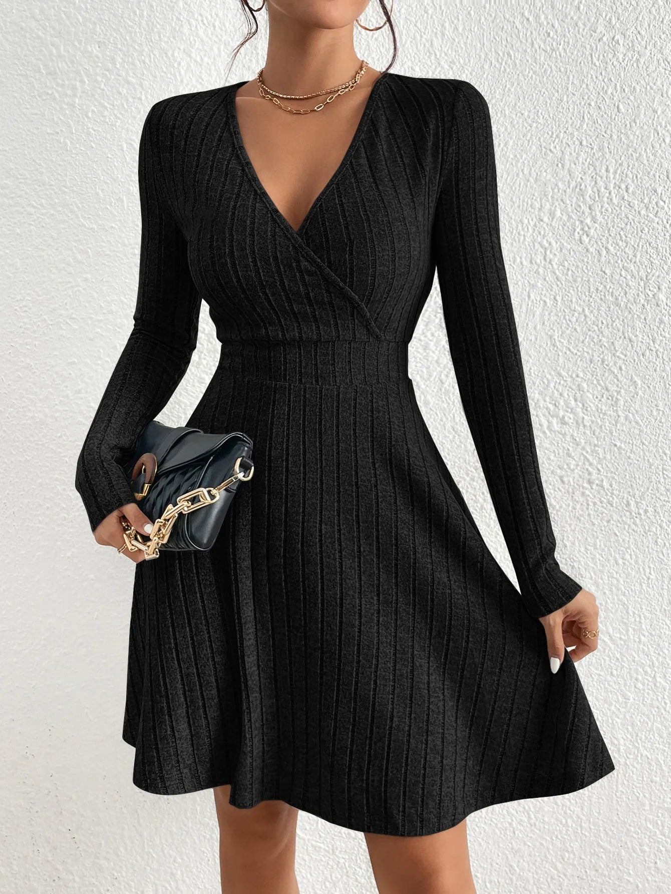 Knit Bodycon Midi Sweater Dress