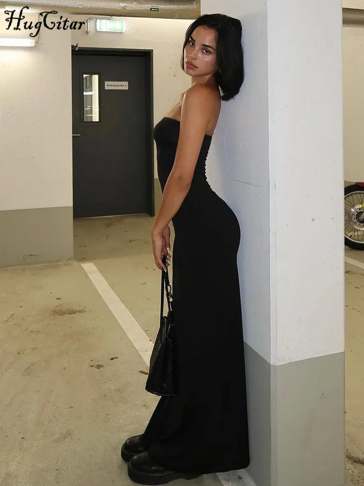 Elegant Black Maxi Dress