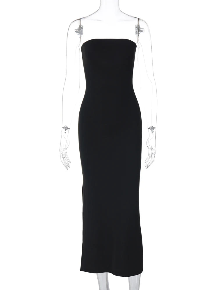 Elegant Black Maxi Dress