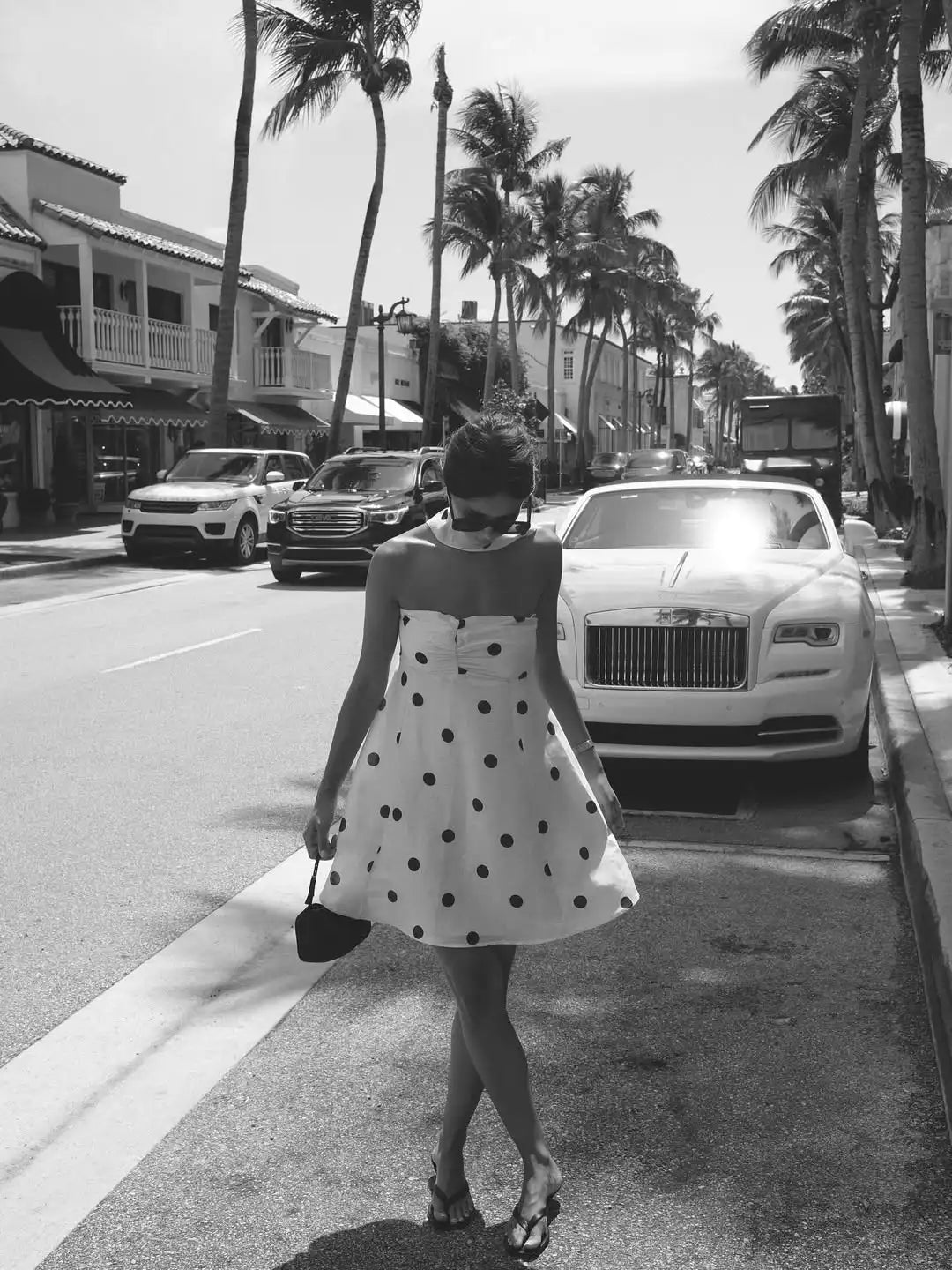 Ticketsx Polka Dot Dress Women's Sexy Scarf One Shoulder Backless Pleated Strapless Mini Dress Female Summer Luxury Loose Dress